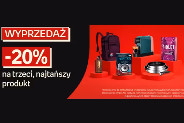 Empik: -20% ekstra na trzeci produkt