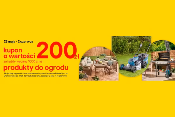 : Kupon o wartości 200 zł za każdy wydany 1000 zł