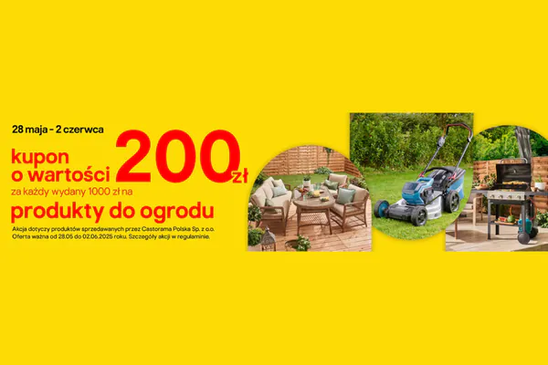 : Kupon o wartości 200 zł za każdy wydany 1000 zł