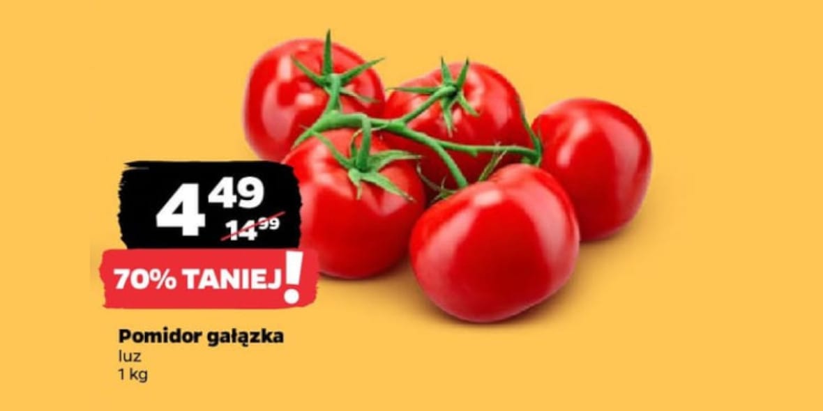 Netto: -70% na pomidory gałązka 12.05.2025