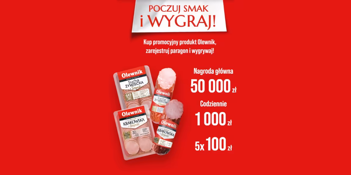 Loterie i Konkursy: Loteria Poczuj smak i wygraj