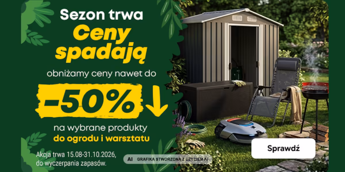 Biedronka Home: Do -50% na wybrane produkty do ogrodu i warsztatu
