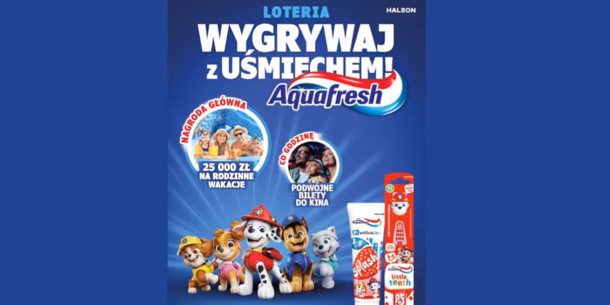 Loterie i Konkursy: Loteria Aquafresh i Sensodyne
