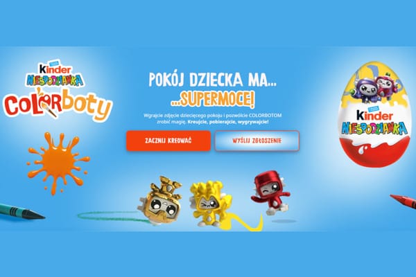 Loterie i Konkursy: Konkurs Kinder Niespodzianka Colorbots