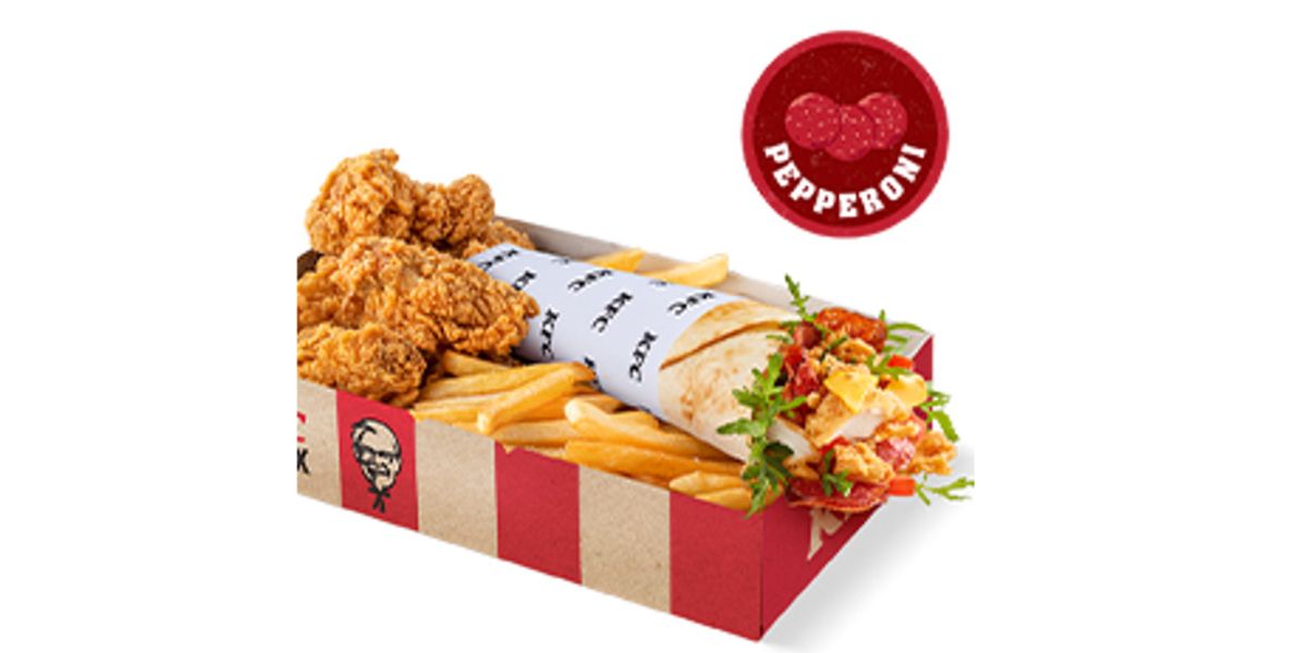 KFC: 38,99 zł Big Box Pizza Twister Pepperoni