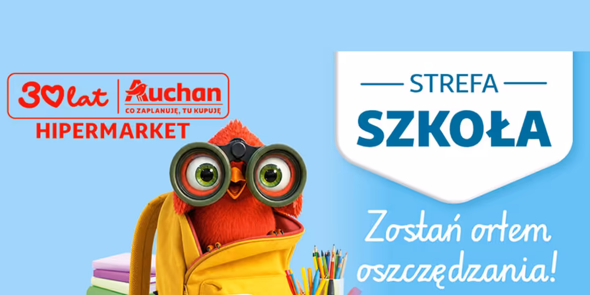Auchan: Tani powrót do szkoły
