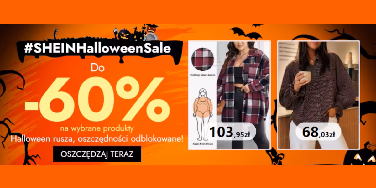 SHEIN: Do -60% na Halloween Sale