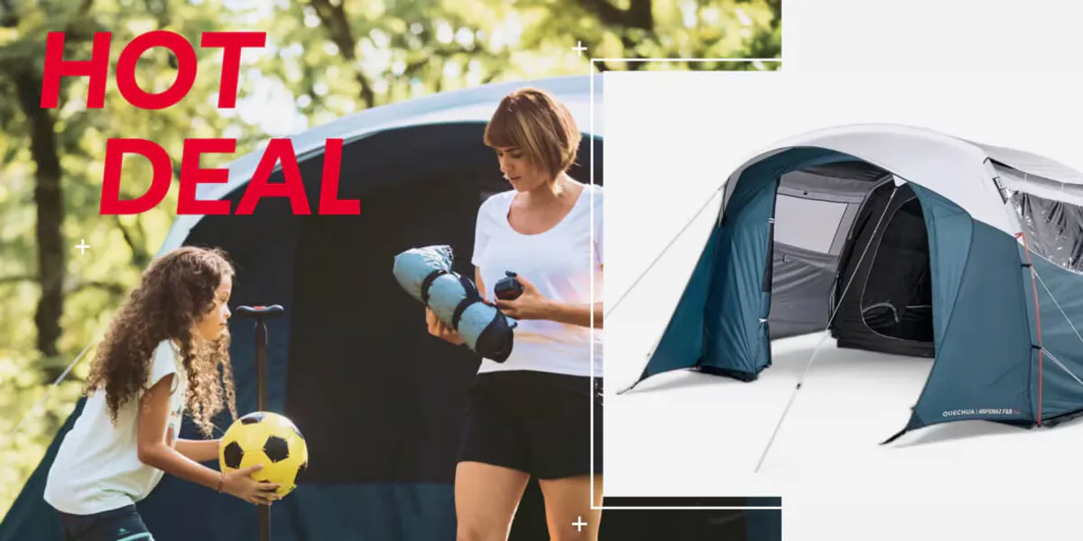Decathlon: Do -1000 zł na namioty kempingowe