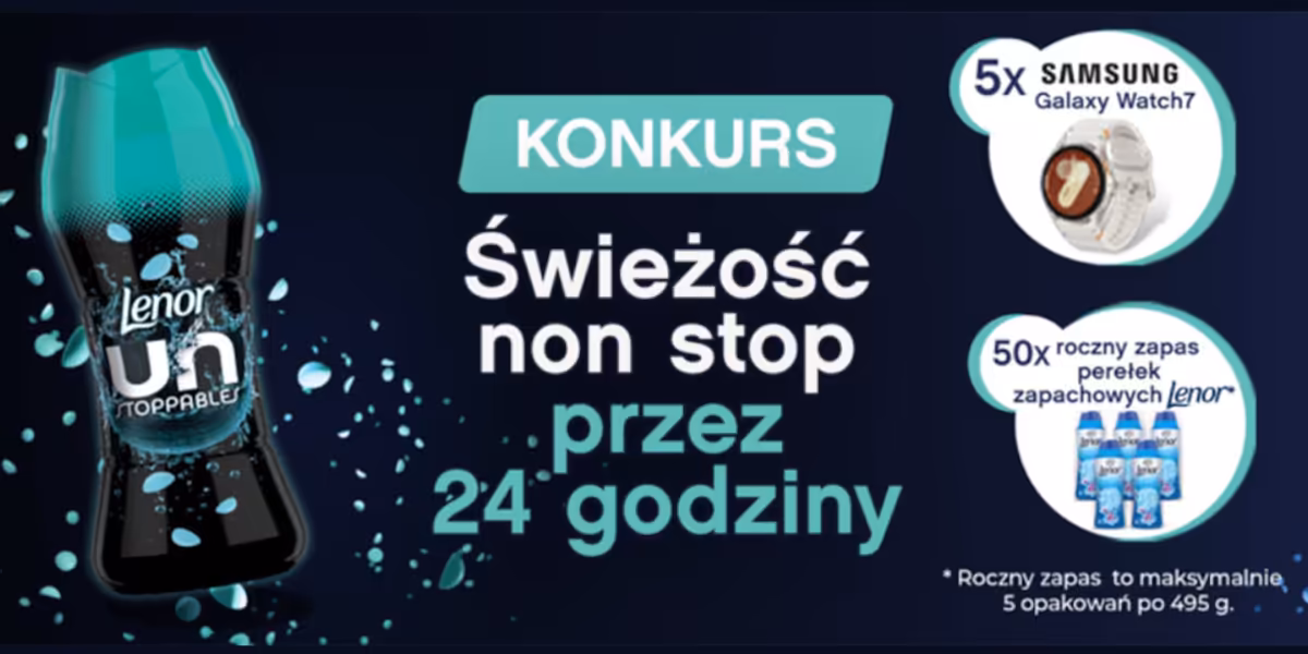 Loterie i Konkursy: Konkurs perełki zapachowe Lenor
