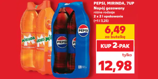 Kaufland: 12,98 zł za napoje gazowane 2x2 l 24.04.2025