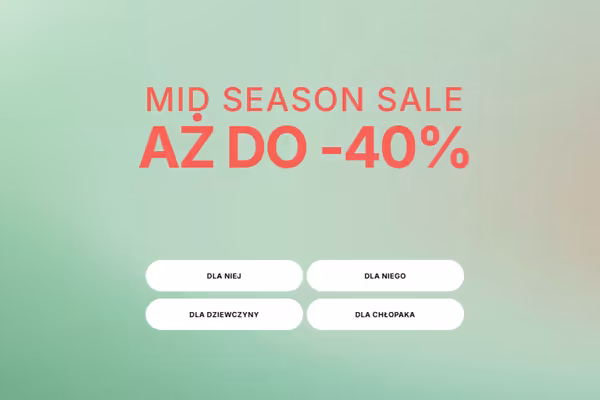 : Do -40% na Mid Season Sale