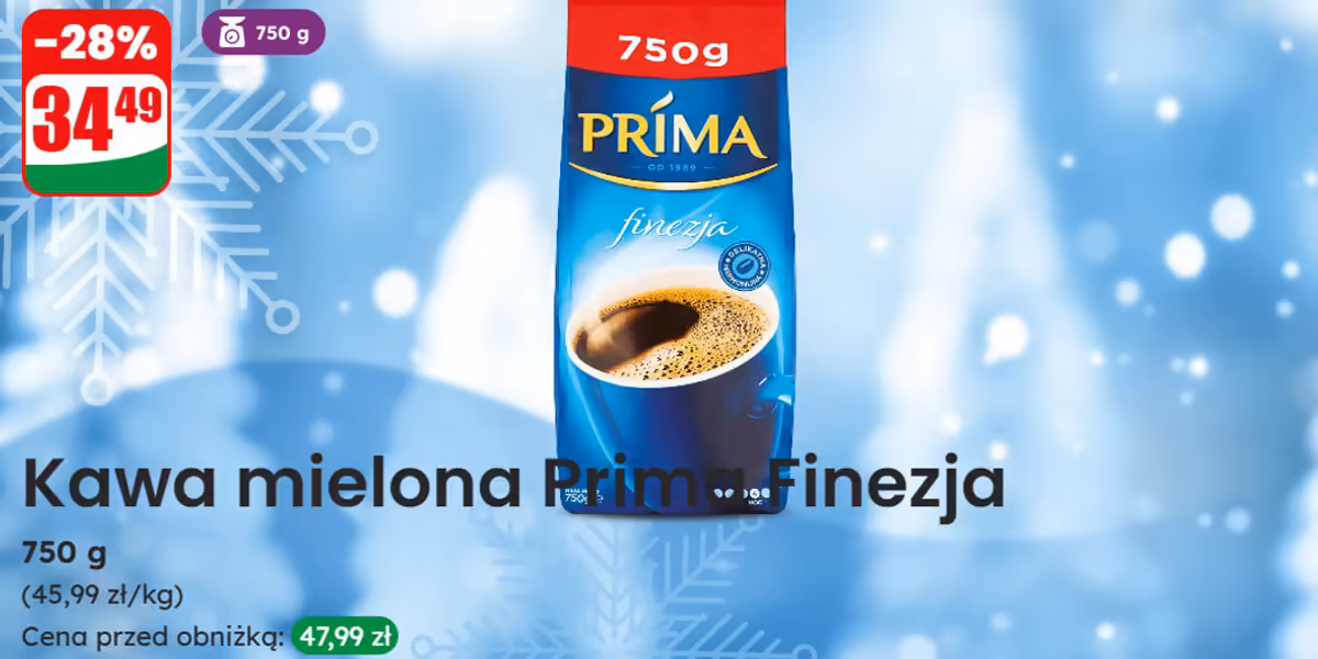Dino: -28% na kawę Prima Finezja