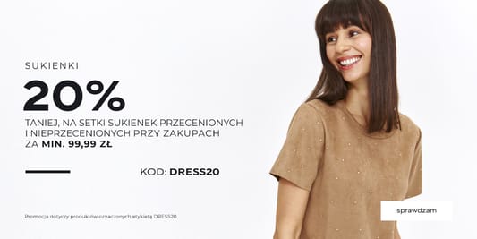 Top Secret: KOD rabatowy -20% na sukienki 09.06.2025