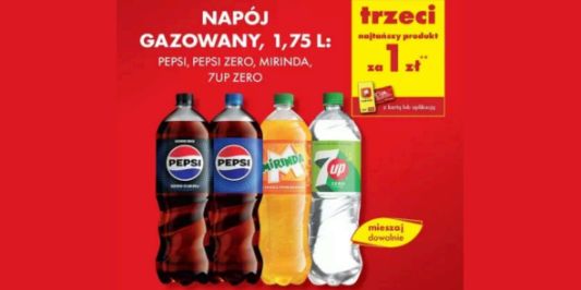 Biedronka: 1 zł za napój gazowany - trzeci najtańszy produkt 14.01.2025