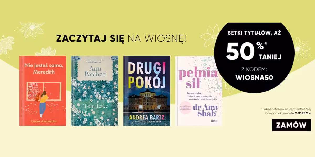 Znak: KOD rabatowy -50% na setki tytułów