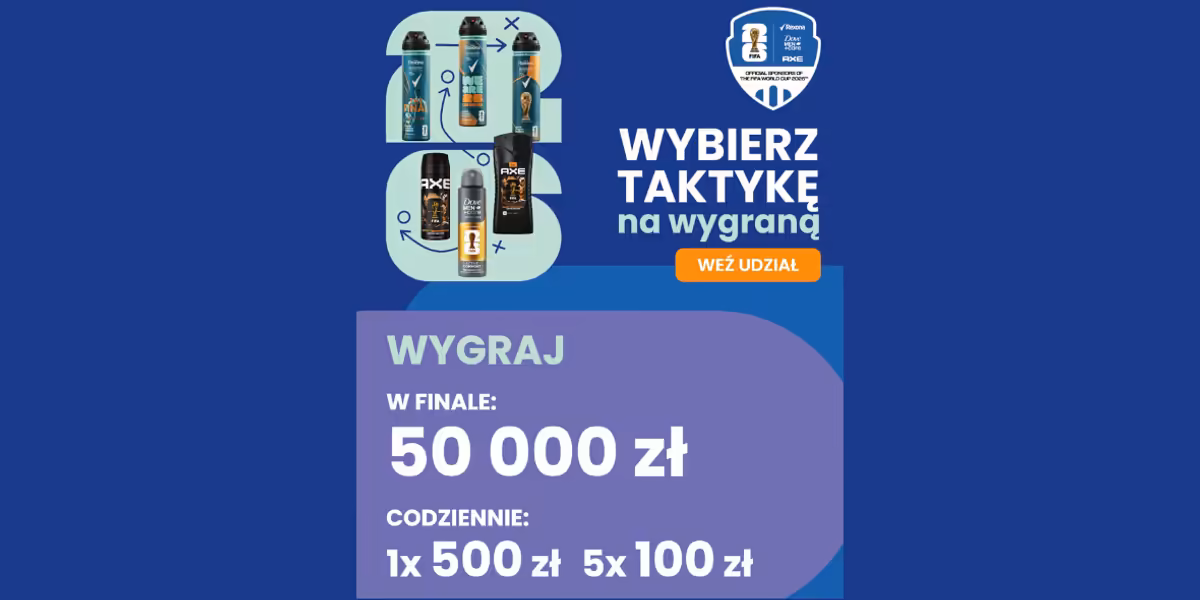 Loterie i Konkursy: Loteria Rexona, Axe i Dove Men – Taktyka na wygraną
