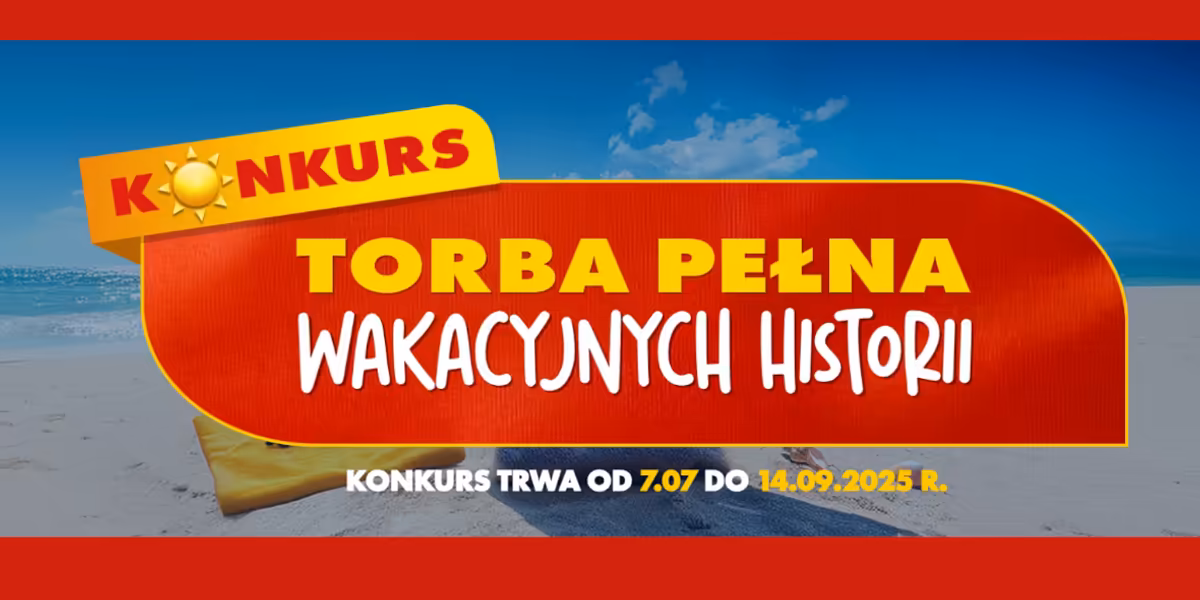 Biedronka: Konkurs Torba pełna wakacyjnych historii