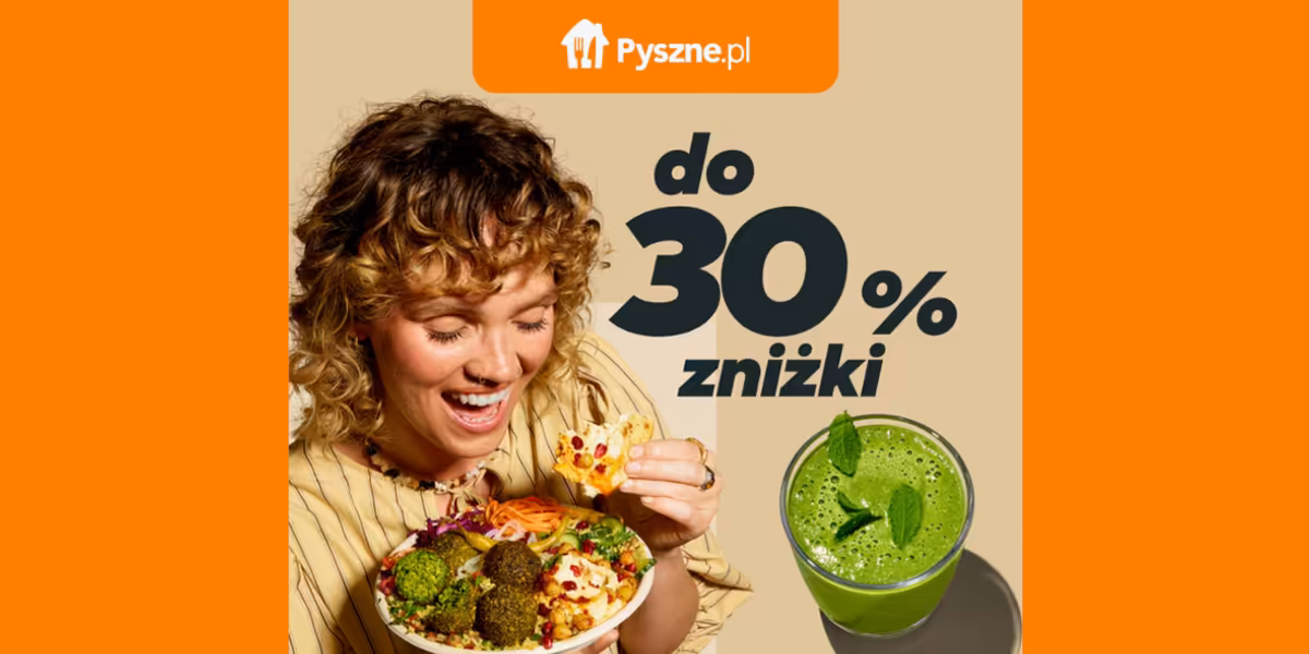 Pyszne.pl: Do -30% na zamówienia z wybranych restauracji
