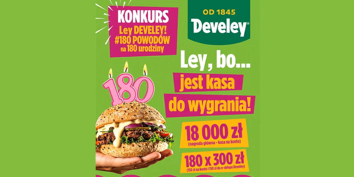 Loterie i Konkursy: Konkurs Ley Develey