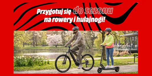 Media Markt: Do -50% na rowery i hulajnogi 10.04.2026