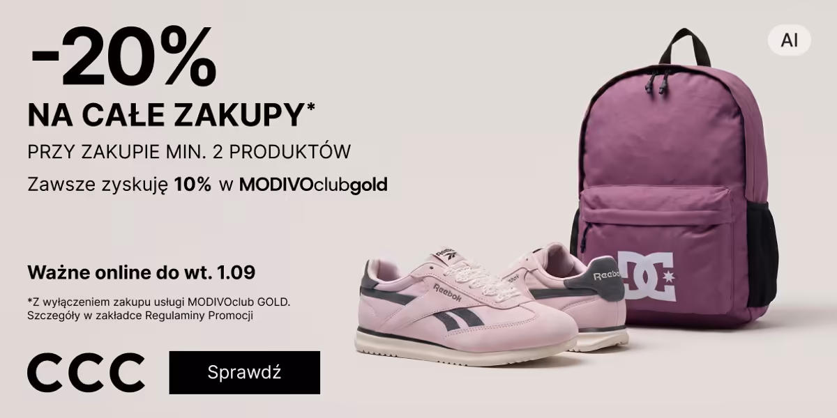 CCC: -20% na całe zakupy
