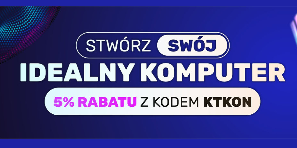 Komputronik: KOD rabatowy -5% na komponenty komputerowe 05.06.2025