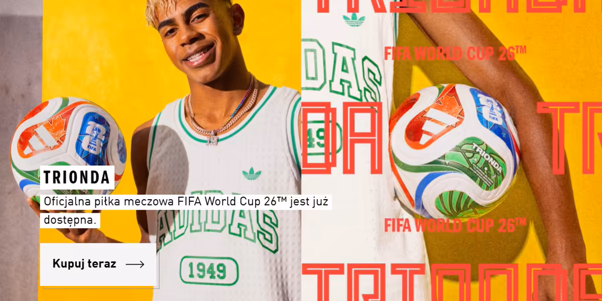 Adidas: Od 109 zł za oficjalną piłkę meczową FIFA World Cup 26