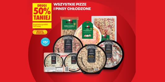 Biedronka: -50% na wszystkie pizze i pinsy chłodzone 19.10.2026
