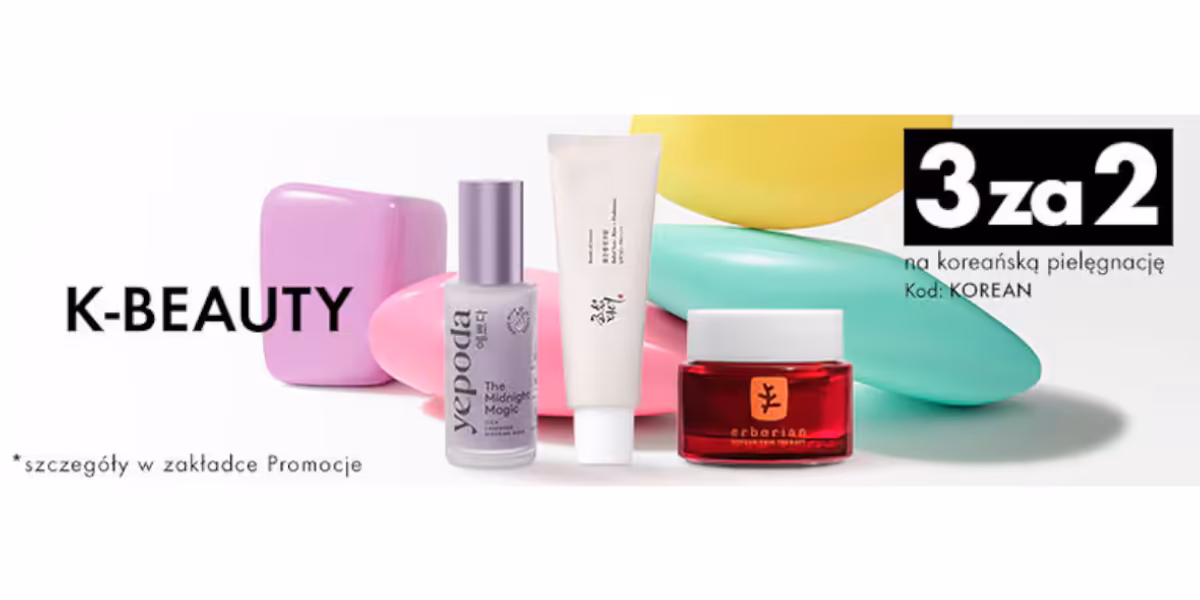 Sephora: KOD rabatowy 3 za 2 na koreańską pielęgnację