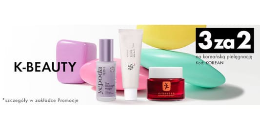 Sephora: KOD rabatowy 3 za 2 na koreańską pielęgnację 11.06.2025