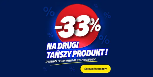 RTV EURO AGD: -33% na drugi produkt 19.03.2025