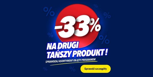 RTV EURO AGD: -33% na drugi produkt 19.03.2025