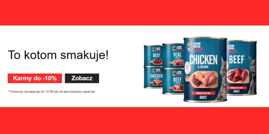 Johndog.pl: Do -10% na karmy dla kota 06.06.2025