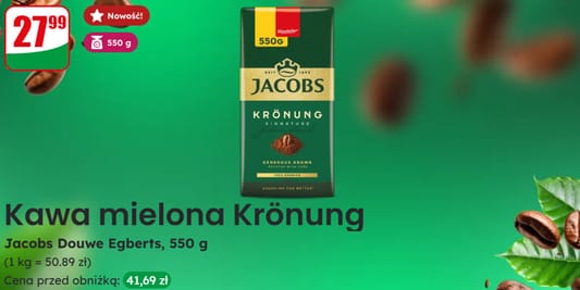 Dino: 27,99 zł za kawę mieloną Kronung 14.05.2025