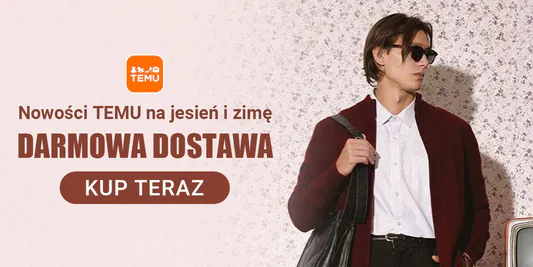 TEMU:  Nowości i darmowa dostawa na TEMU 01.11.2025