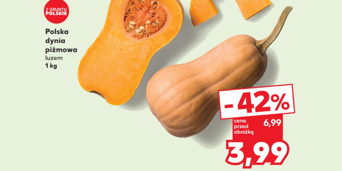 Kaufland: -42% na polską dynię piżmową