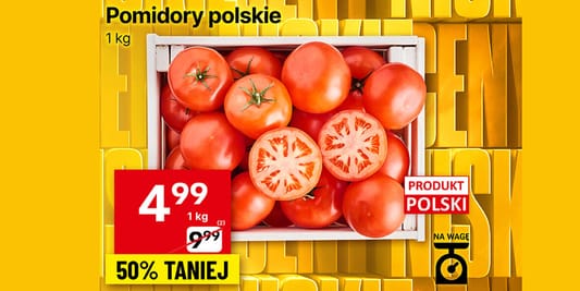 Delikatesy Centrum: -50% na pomidory polskie 03.06.2025