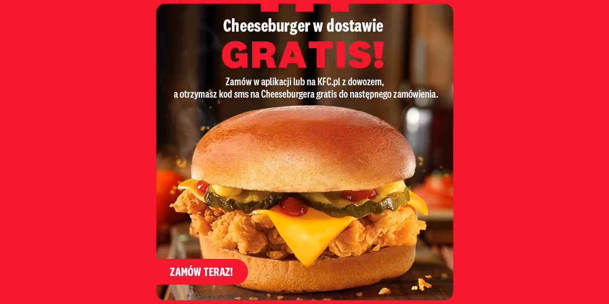 KFC: Cheeseburger GRATIS!