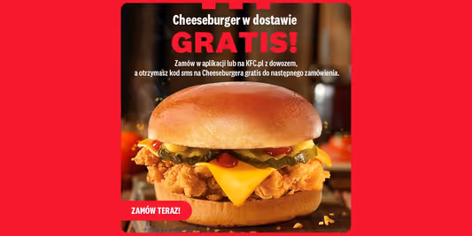 KFC:  Cheeseburger GRATIS! 19.03.2024