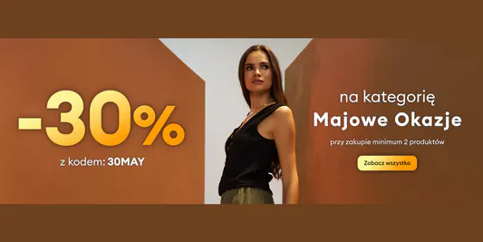Sinsay: KOD rabatowy -30% na wybrane produkty 06.05.2025
