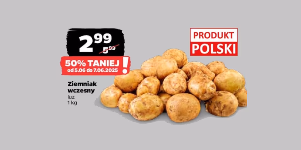Netto: -50% na polskie ziemniaki wczesne