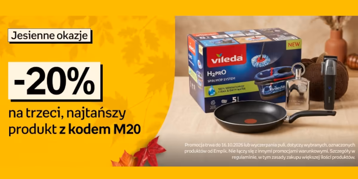 Empik: KOD rabatowy -20% na trzeci produkt