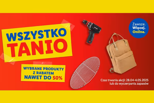 : ONLINE Do -50% na wybrane produkty