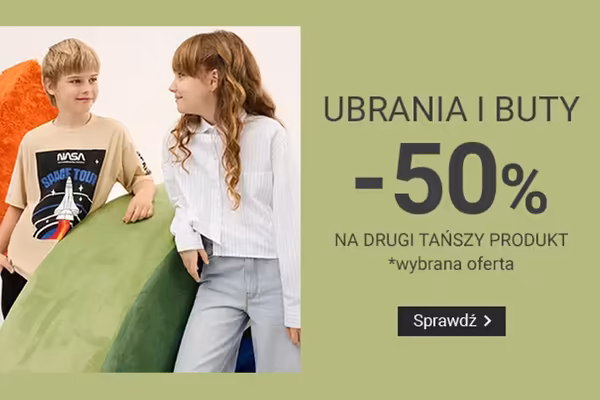 : -50% na drugi produkt