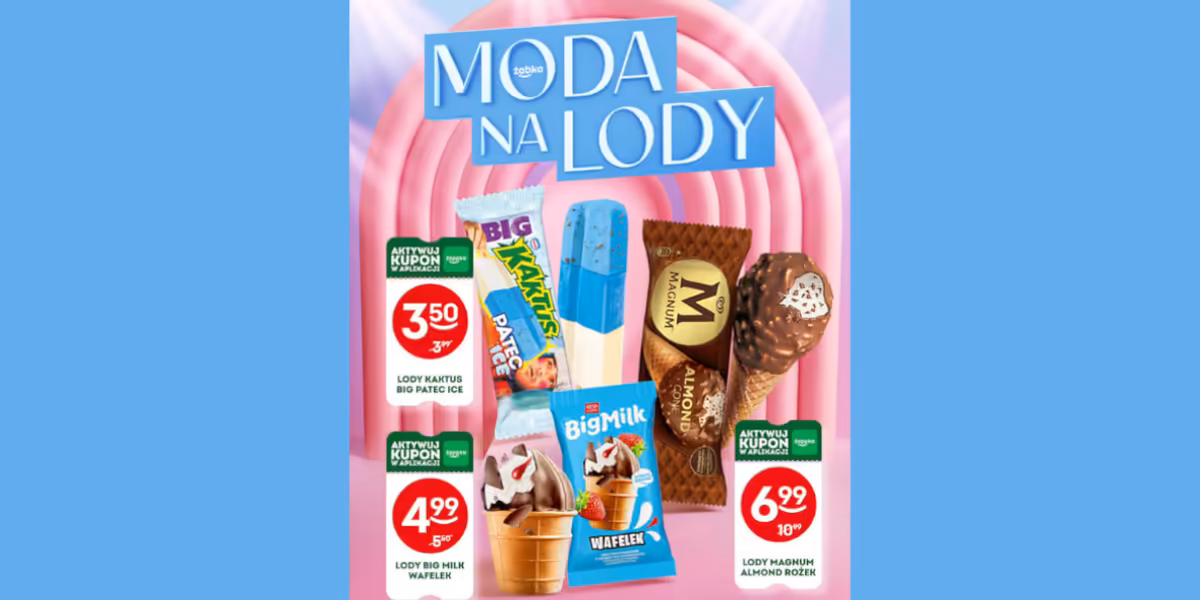 Żabka: Moda na lody w Żabce