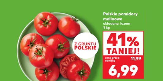 Kaufland: -41% na polskie pomidory malinowe 22.05.2025
