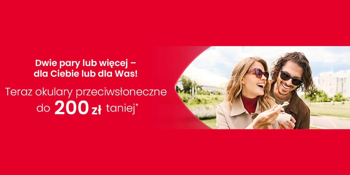Vision Express: Do -200 zł na okulary przeciwsłoneczne