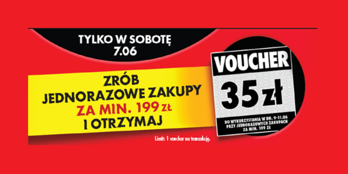 Biedronka: VOUCHER 35 zł na następne zakupy 07.06.2025
