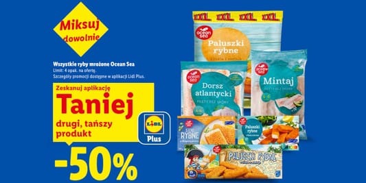 Lidl: KUPON -50% na ryby mrożone 26.10.2026