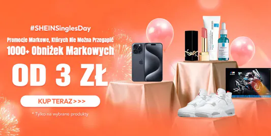 SHEIN: Od 3 zł za wybrane produkty na Dzień Singla 12.11.2025